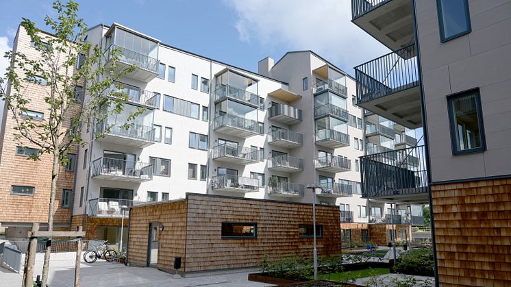 Agronomen i Växjö, ett av våra bostadsprojekt som är färdigställt 2021