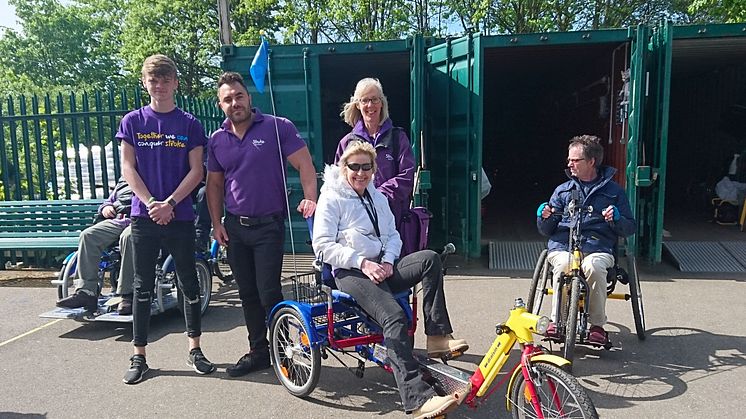 Young stroke survivor Connor Lynes joins the Stroke Association to Make May Purple in Hull