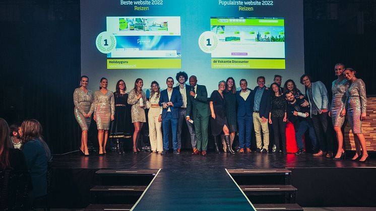 Holidayguru wint de award voor Beste website van 2022 in de categorie Reizen