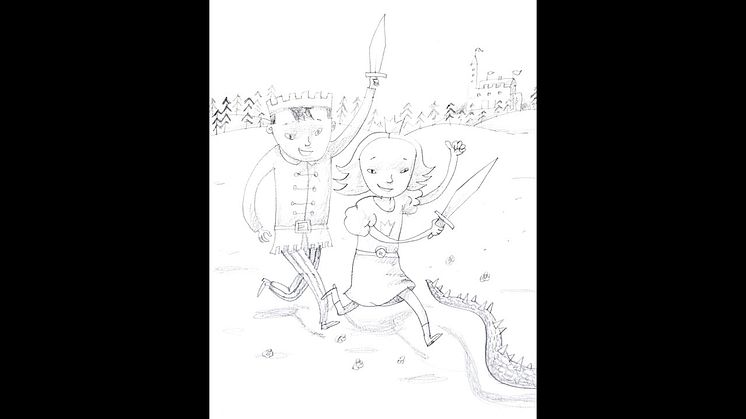 Prinsessan och prinsen, Per Gustavsson tecknar