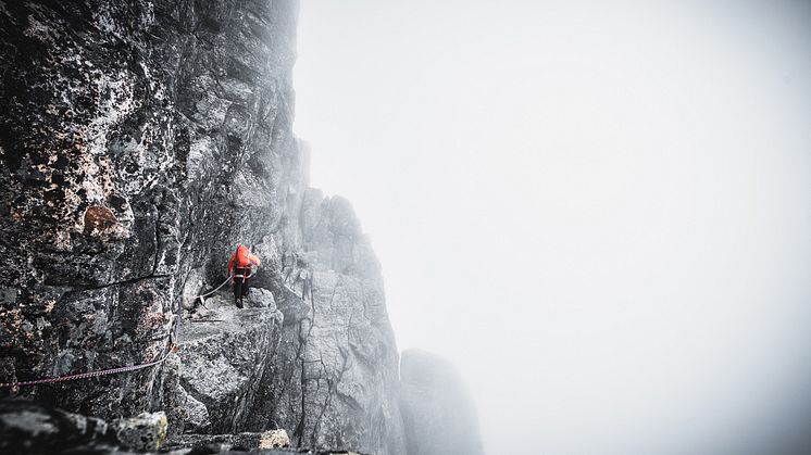Jostein Aasen bor i Jostedalen og har klatret på Storen i en årrekke. Han har vært på toppen over 170 ganger. 