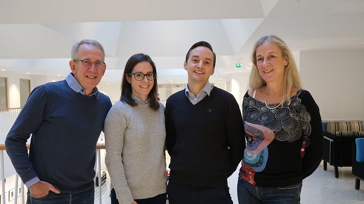 Thomas Cederholm, Sandra Radecki, Johan Bäck och Susann Balzar.