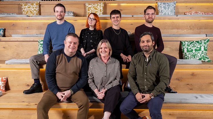 Top (L-R) Harry Toussaint, Becky Mullen, Sam Jones & Ben Skipper | Bottom (L-R) Dean Barrett, Jo Cooke & Ravi Vijh 