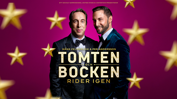 Succépremiär för julshowen Tomten & Bocken - rider igen med Måns Zelmerlöw och Per Andersson