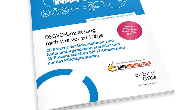 DSGVO-Umsetzung nach wie vor zu träge