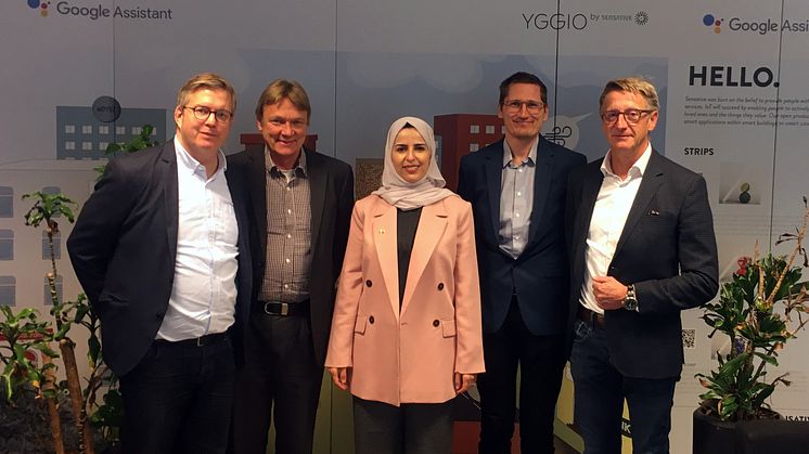 The Ambassador of Saudi Arabia to Sweden, H.E. Mrs. Enass Alshahwan visited Sensative