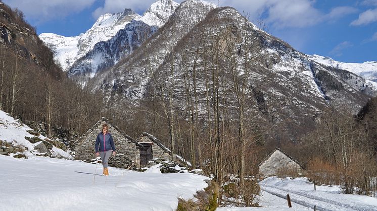 Winterwanderung im Valle Verzasca 