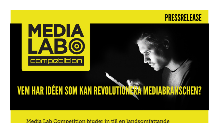 Tävlingen som kan revolutionera mediabranschen!