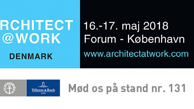 MØD VILLEROY & BOCH PÅ ARCHITECT@WORK