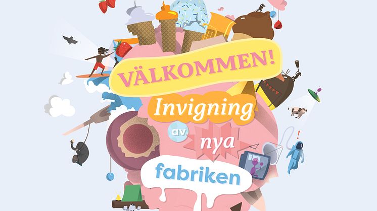 Invigning av nya fabriksdelen på Triumf Glass