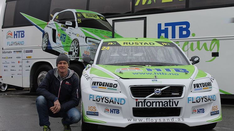 Tommy Rustad kör RallyX-premiären på Ring Knutstorp