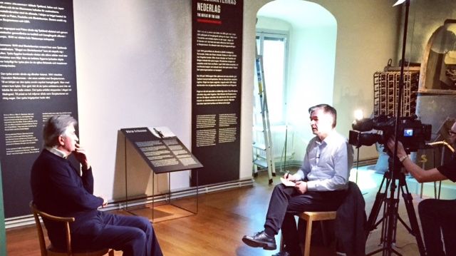 Antony Beevor intervjuas på Armémuseum, Stockholm