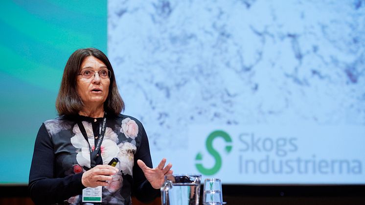 Carina Håkansson, vd på Skogsindustrierna.