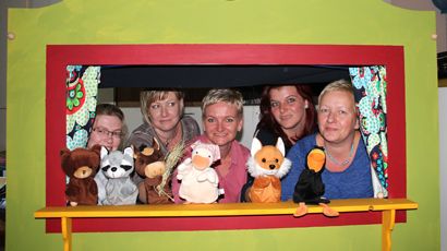 Ein Puppentheater für Bärenherz: Bär Bruno sorgt für Unterhaltung im Kinderhospiz