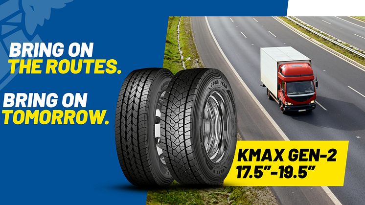 Goodyear løfter sløret for de nye KMAX S og KMAX D GEN-2 i 17,5”-19,5”-serien på SOLUTRANS 2023