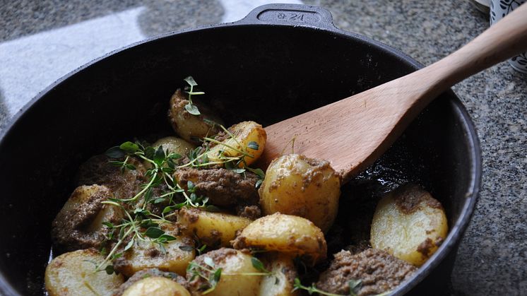 Månadens recept augusti - Potatis med tapenade