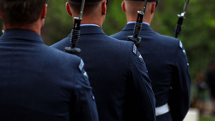 RAF Changing of the Guard. UK MOD © Crown copyright 2023. Credit: AS1 Iain Curlett.