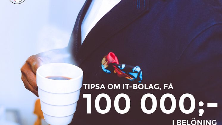 Få 100 000 kronor i belöning för rätt kontakter
