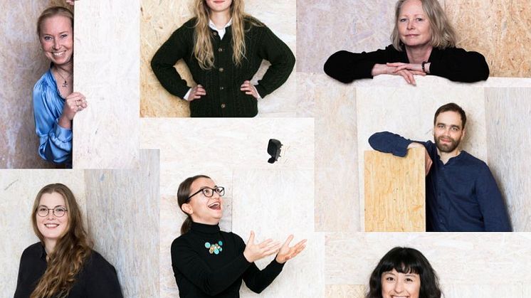 Flera nya ansikten hos Wester+Elsner arkitekter: Therese From, Lovisa Orebrand, Eva Johnson, Olle Söderström, Louise Franzén, Madalina Gherghina och Filippa Wang Gurt.
