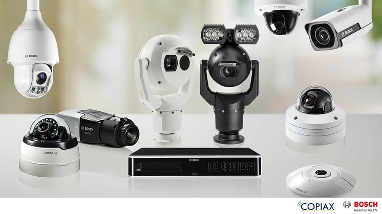 Copiax satsar på utökat kamerasortiment med Bosch som ny leverantör