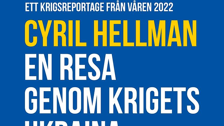 Framsida  till boken "En resa genom krigets Ukraina - Ett krigsreportage från våren 2022",  foto Geir Angell Øygarden 