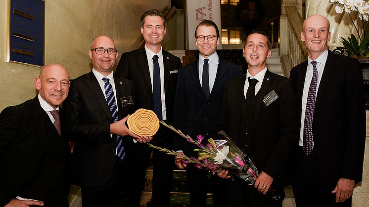 Sjötransportföretaget Northern Offshore Services vann igår utmärkelsen Årets Grundare Sverige 2015 som delades ut av H.K.H Prins Daniel
