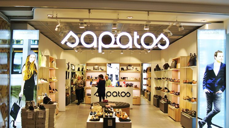 Skobutiken Sapatos öppnar på Arlanda