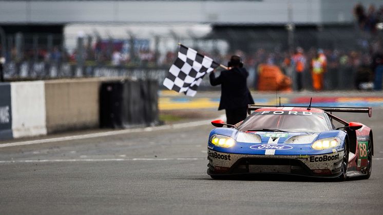 Ford GT vinner Le Mans 24-timmars.