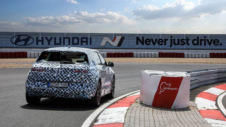 IONIQ 5 N på Nürburgring. Foto: Hyundai