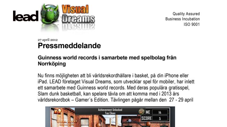 Guinness world records i samarbete med spelbolag från Norrköping