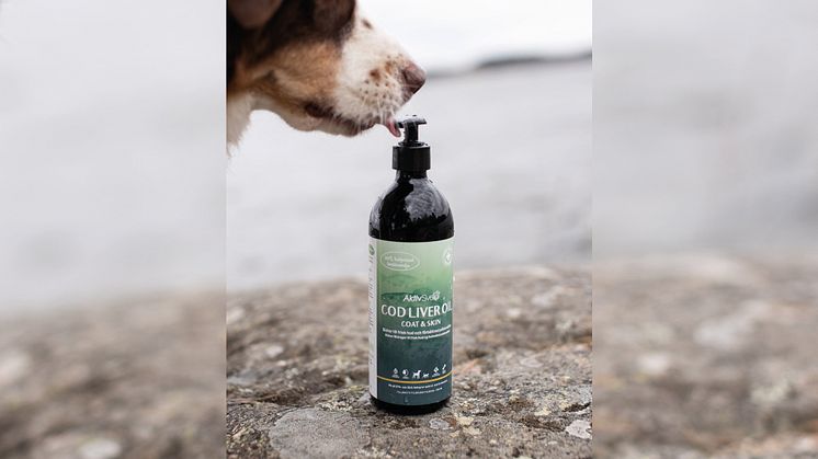 AktivSvea lanserar nytt fodertillskott  Cod Liver Oil – för hundens hud, tassar och päls