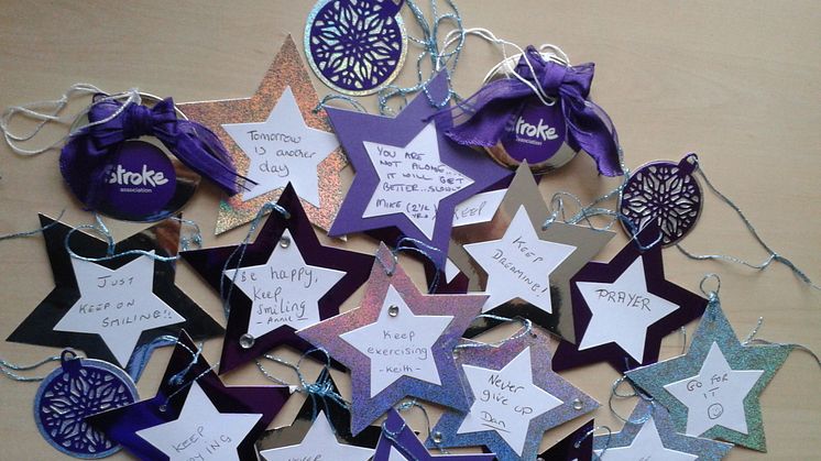 Stroke survivors send Christmas messages to others in Acute Stroke Unit 