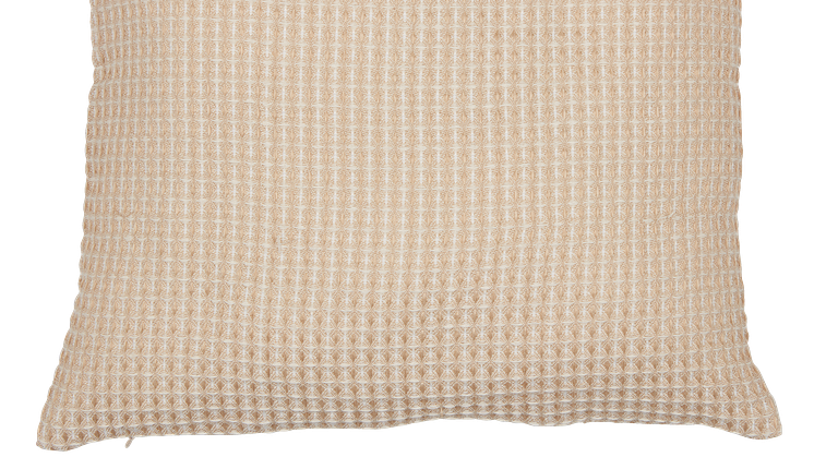 Pyntepudebetræk KORNBLOMST 40x40cm beige (11,50,- DKK)