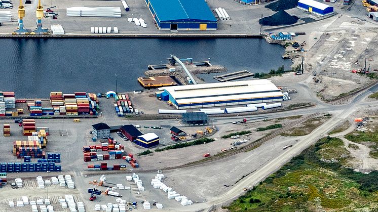 Boliden´s terminal. Port of Gävle
