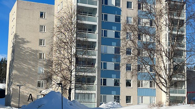 Fasadgruppen får uppdrag av Riksbyggen att genomföra ny etapp av energirenovering av flerbostadshus i Umeå