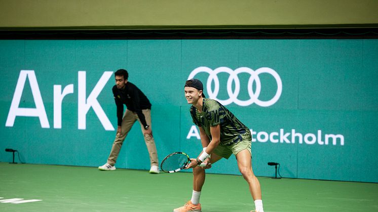 Holger Rune i Stockholm Open