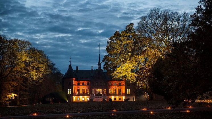 Ljusstämning på Sofiero slott och slottsträdgård 2-5 november 2017. Foto: Sophie Håkansson