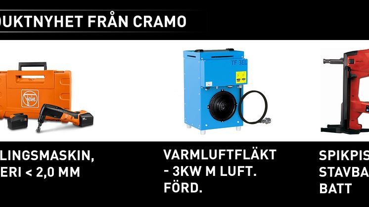 Produktnyhet från Cramo