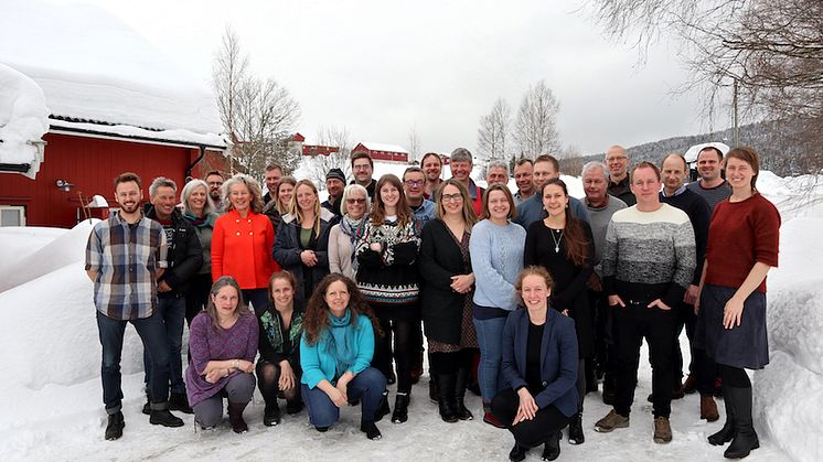 Inspirasjonssamling på Kringler gjestegård 2018. Foto: Lotte Shephard