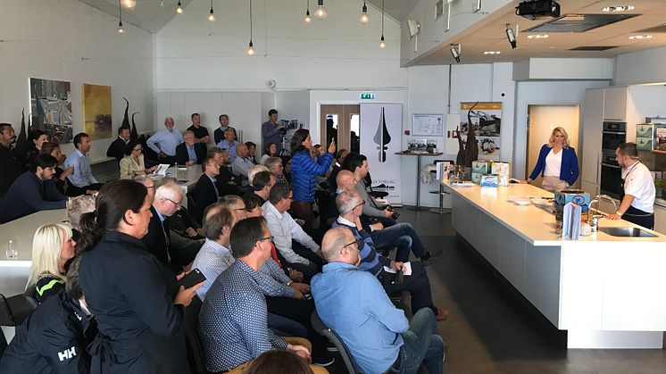 Mange ønsket å delta på lanseringen av Klippfiskboka. Foto: Norges sjømatråd