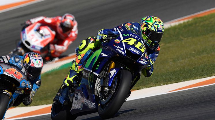 最終戦5位、ランキングは5位でシーズンを終了した#46 V・ロッシ＆YZR-M1