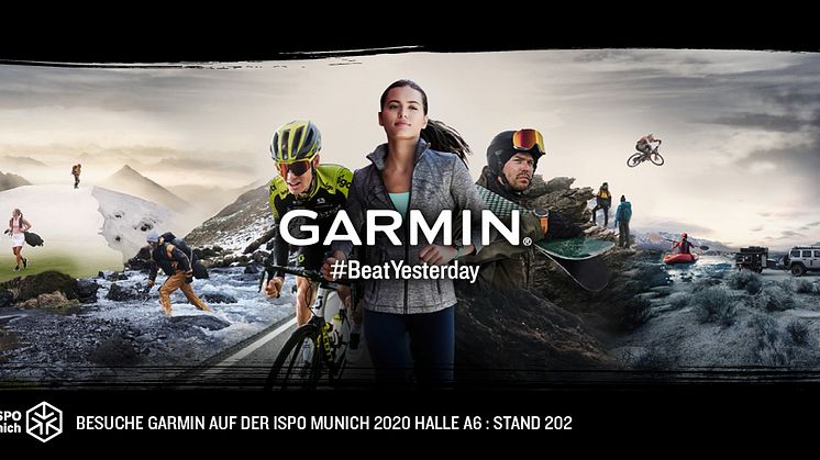 Garmin auf der ISPO 2020: Halle A6, Stand 202