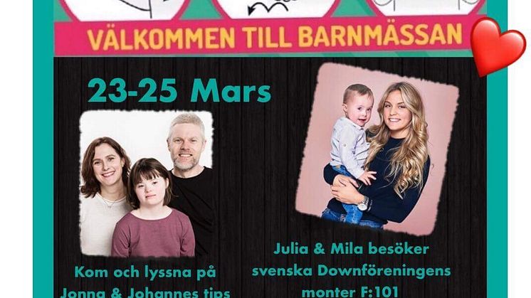 Välkommen till Barnmässan i Karlstad 23-25 mars