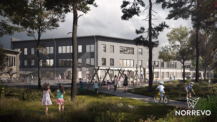 Erlandsson Bygg utvecklar skola i Norrköping - värd 148 miljoner