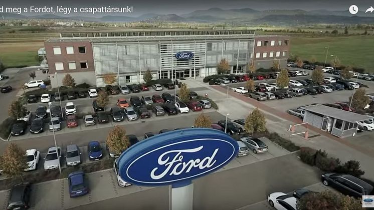 A Ford Szolgáltató Központja Szentendrén