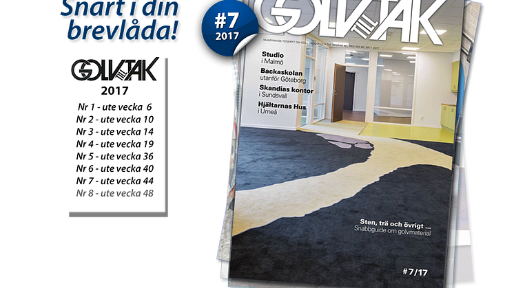 Intressanta, inspirerande golvprojekt på gång just nu runt om i Sverige. Läs mer i Golv till Tak nr 7.
