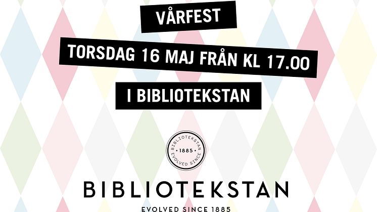 Bibliotekstan bjuder in till vårfest