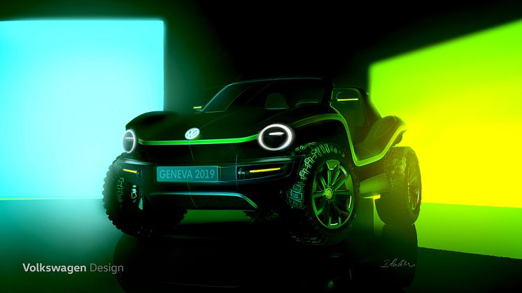 Beach buggy konceptbil har verdenspremiere på Genève Motor Show