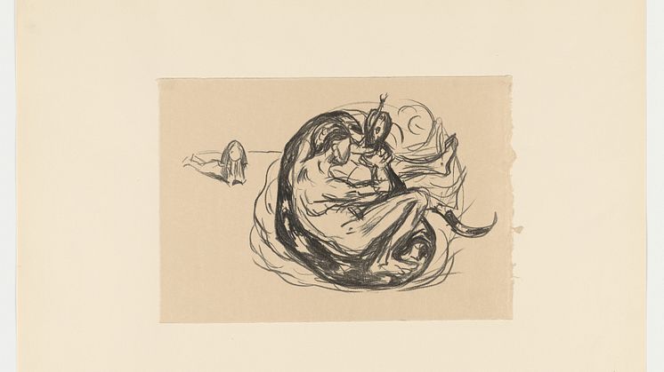  Edvard Munch: Slangen drepes / The Serpent is Killed (1908-1909)