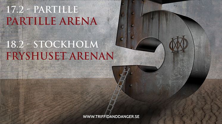 Dream Theater till Sverige i februari